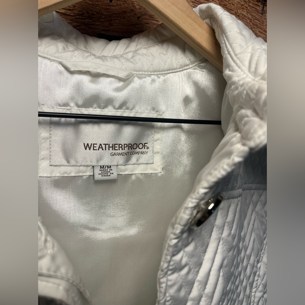 Weatherproof Garment Company White Quilted Puffer Jacket - Picture 9 of 16